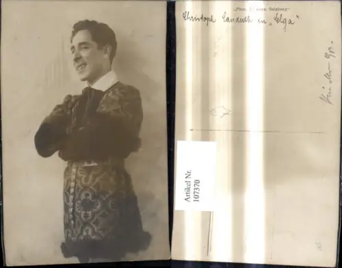 107370,Foto Ak Christoph Canduth i. Elga Salzburger Festspielhaus Salzburg Theater Musik
