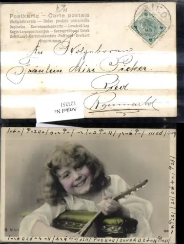 123351,Theater Musik Mädchen m. Mandoline