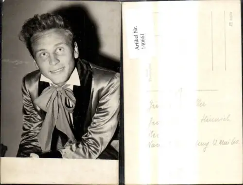 140661,Foto Ak Jürgen Müller Theater Gedichte v. Heinrich Heine Mai 1960
