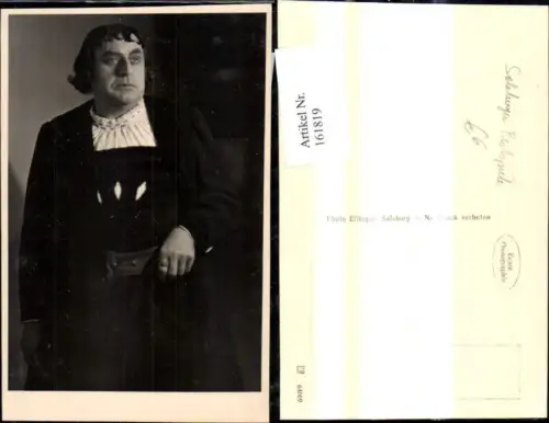 161819,Foto Ak Mann Kostüm Theater Musik Salzburger Festspiele