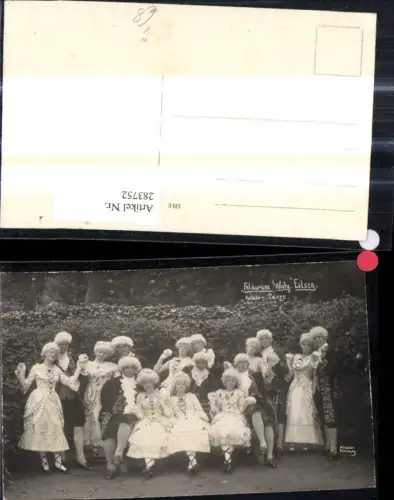 283752,Foto Ak Rokoko Tänze Feldgrüne Woche Eilsen Theater pub G. Klimmer Bückeburg