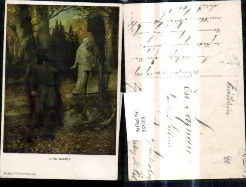283768,Künstler Ak Richard Wagner Der Tannhäuser Theater Musik pub M. Munk 984