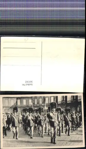 303382,Foto Ak Kobenhavn Vagtparaden Kopenhagen Militärmusik Bärenfellmützen Theater Musik