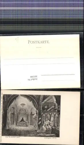 303390,Künstler Ak M. Echter Lohengrin III/2 Theater Musik pub Carl Otto Hayd 3205
