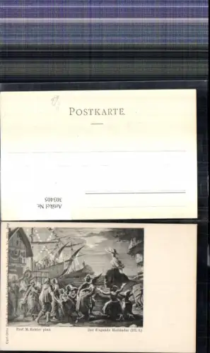 303405,Künstler Ak M. Echter Der fliegende Holländer III/6 Theater Musik pub Carl Otto Hayd 3210