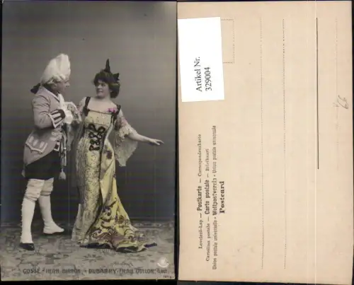329004,Dubarry Cosse Herr Birron Frau Odilon II Act Theater Musik pub NPG 187/2