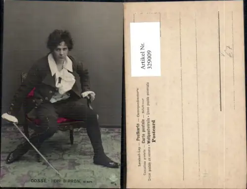 329009,Cosse Herr Birron III Act Theater Musik pub NPG 187/6