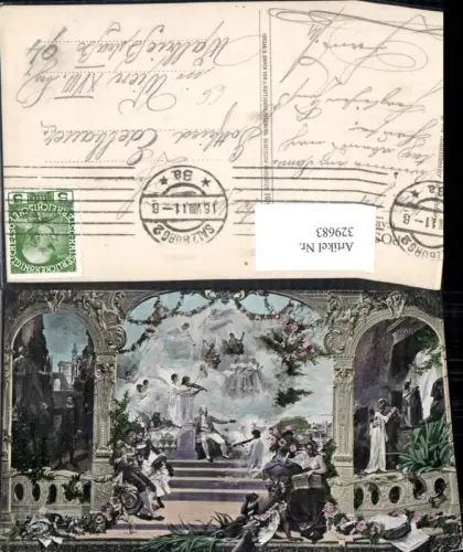329683,Mozart Vorhang im Stadttheater Salzburg Theater Musik
