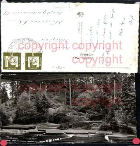 400945,Foto Ak Naturbühne Luisenburg i. Fichtelgebirge Theater