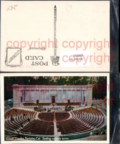 400950,Greek Theatre Berkeley California Freiluftbühne Theater