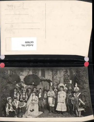 647899,Foto Ak Gruppenbild Schauspieler Theater