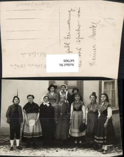 647909,Foto Ak Schauspieler Frauen Theater Theatergruppe Ostheim vor der Rhön
