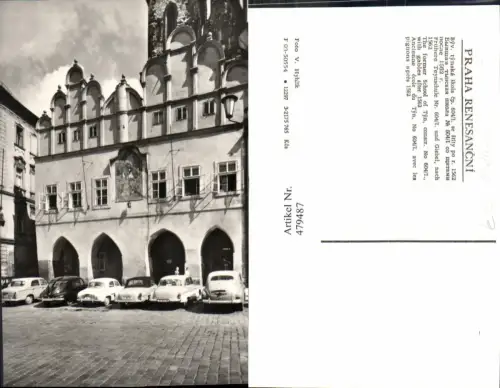 479487,Praha Prag Teynschule Automobile Oldtimer Auto PKW