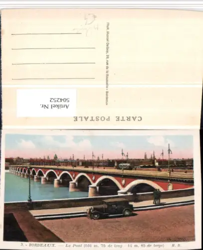 504252,Bordeaux Le Pont Brücke Auto