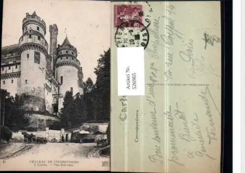 526965,Oldtimer Auto 1920 Pierrefonds