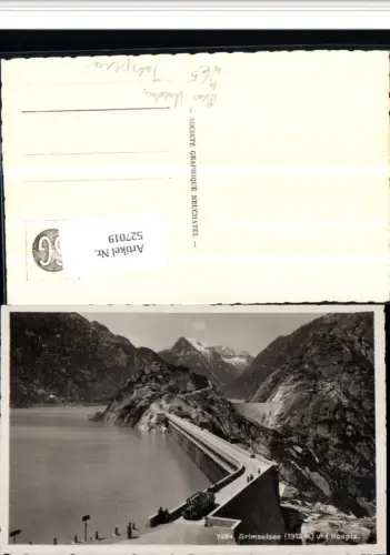 527019,Reisebus Bus a.d. Talsperre Grimselsee Guttannen