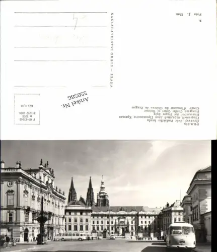550586,Oldtimer Auto PKW Automobil Autobus Bus Prag Praha