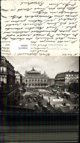 599920,Foto Ak Bus Reisebus Paris et ses Merveilles La Place de l Opera Oper