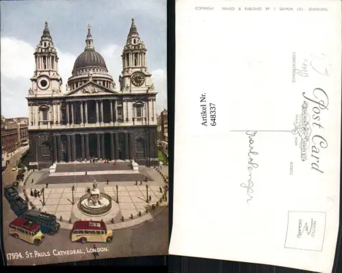 648337,London St Pauls Cathedral Bus