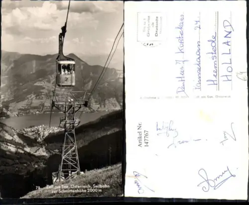 147767,Zell a. See Seilbahn z. Schmittenhöhe Gondel
