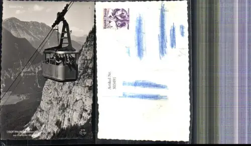 303491,Foto Ak Obertraun Dachsteinseilbahn zur Eishöhle Seilbahn Gondel