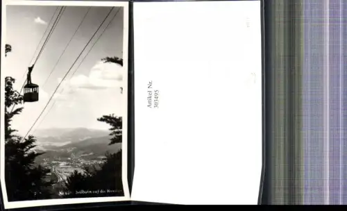 303495,Foto Ak Seilbahn Gondel a. d. Raxalpe Raxbahn b. Hirschwang