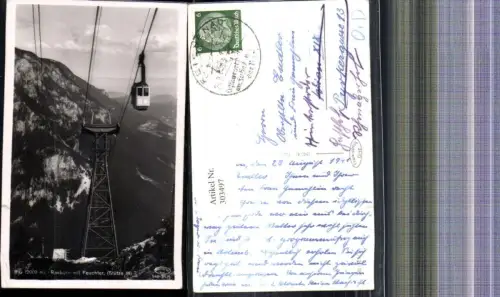 303497,Foto Ak Seilbahn Gondel Rax Raxbahn m. Feuchter Stütze III