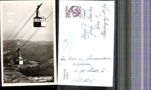 313011,Foto Ak Raxbahn Seilbahn Gondeln b. Hirschwang
