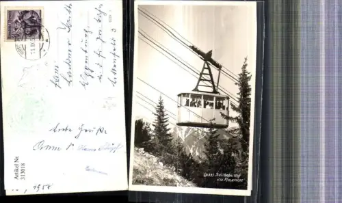 313018,Foto Ak Seilbahn Gondel 1 Raxalpe Raxbahn b.Hirschwang