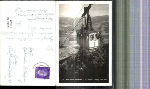 313020,Foto Ak Seilbahn Gondel 1 Raxbahn b.Hirschwang