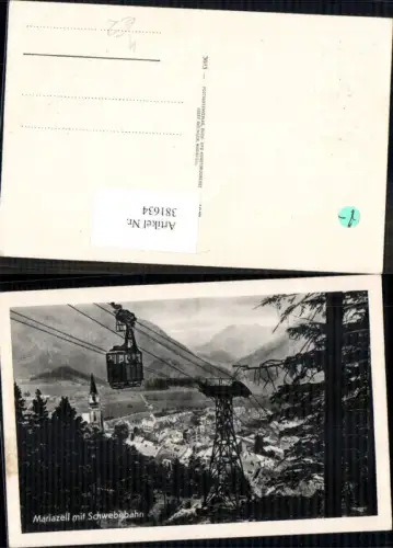 381634,Seilbahn Mariazell m. Schwebebahn Turmstütze Gondel