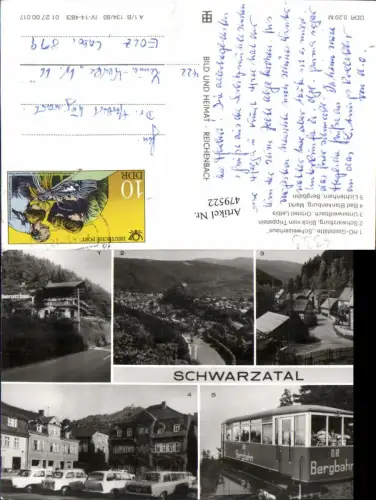 479522,Mehrbild Ak Schwarzatal Dr Bergbahn pub VEB