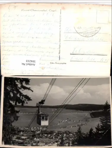 504233,Oberwiesenthal im Erzgebirge Totale Seilbahn