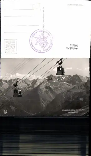 566115,Foto Ak Seilbahn Gondel Stubnerkogel-Gondelbahn Bad Gastein pub Cosy 2822