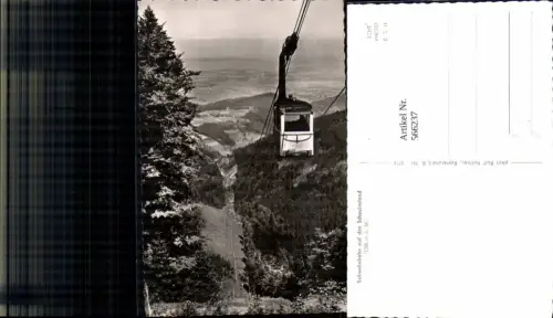 566237,Foto Ak Seilbahn Gondel 5 Schwebebahn auf d. Schauinsland Freiburg i. Breisgau