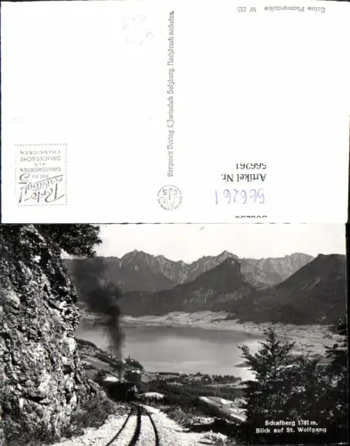 566261,Foto Ak Bergbahn Zahnradbahn Schafberg St Wolfgang Wolfgangsee Schafbergbahn