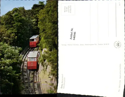 646946,Graz Schloßbergbahn Bergbahn