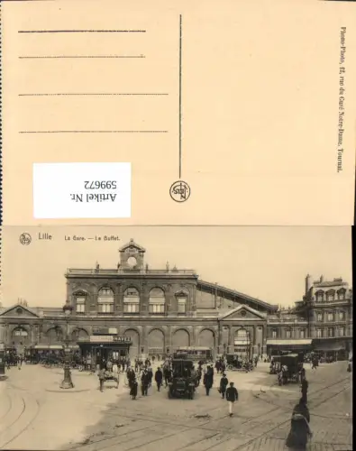 599672,Bahnhof Lille La Gare Le Buffet Kutsche
