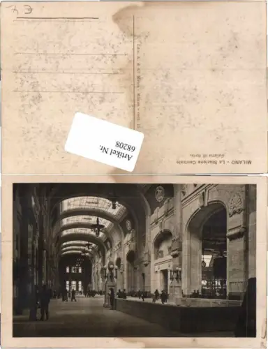 68208,Milano Milan La Stazione Centrale Bahnhof
