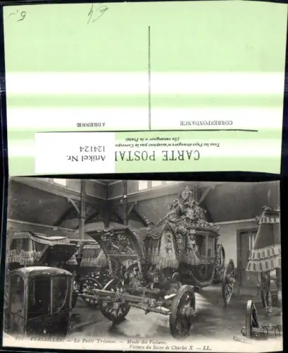 124124,Kutschen Versailles b. Paris Carriages Museum Kutschen Museum