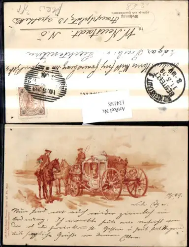 124188,Künstler Ak Kutsche Wiener Neustadt pub Obpacher 48/18392 a. Freiherr v. Liechtenstein