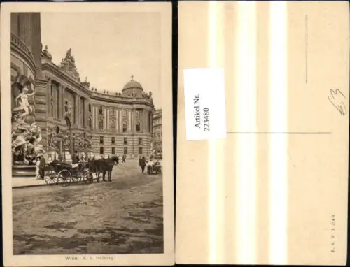 223480,Kutsche Wien K.k. Hofburg Fiaker