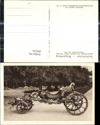 284244,Kutsche Wien Schönbrunn Wagenburg Karusselwagen d. Kaiserin Maria Theresia