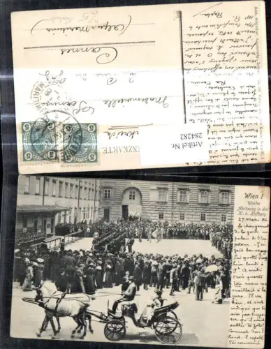 284282,Kutsche Wien Wache Ablösung i. d. Kk Hofburg