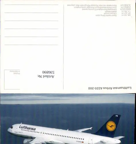 536890,Aviaktik Flugzeug Lufthansa Airbus A320-200