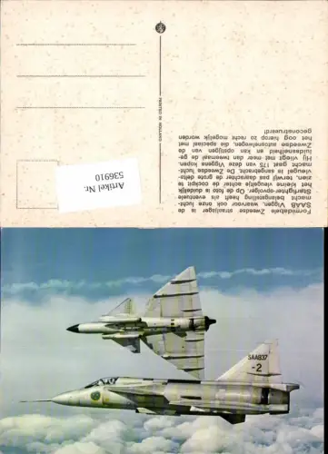 536910,Aviaktik Kampfflugzeug Saab Viggen Ja 37 Luftwaffe