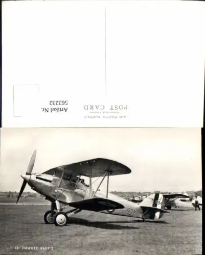 563232,Luftfahrt Aviatik Flugzeug Flieger Hawker Hart 2