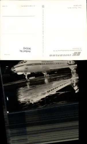563242,Luftfahrt Aviatik Flugzeug Flieger Interflug TU 134