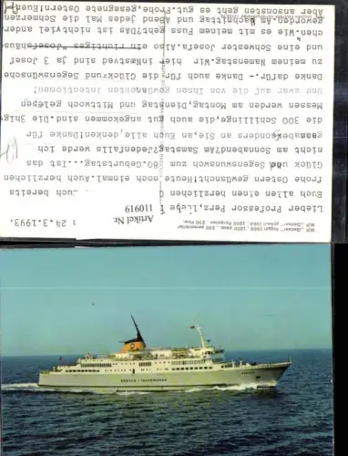 110919,Hochseeschiff Schiff M/F Gedser