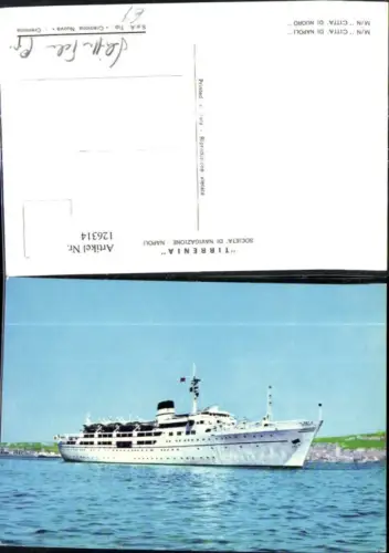 126314,Hochseeschiffe Schiff M/N Citta di Napoli M/N Citta di Nuoro Tirrenia